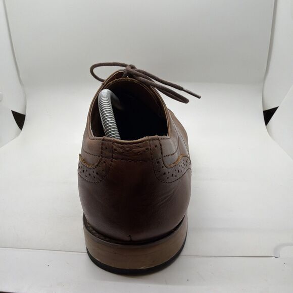 Stacy Adams Darren Men’s Leather Oxford Shoes Size 11 M Cognac Brown main image 10